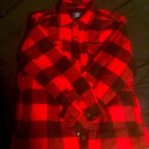 Fleece Lined Flannel Jacket by George